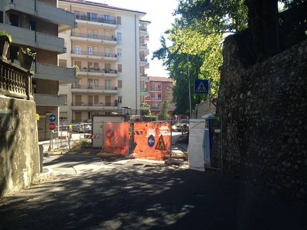 Varese, il cantiere di via Sant'Imerio (inserita in galleria)