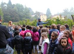 Grandi e piccoli alla vedemmia del vigneto comunale (inserita in galleria)