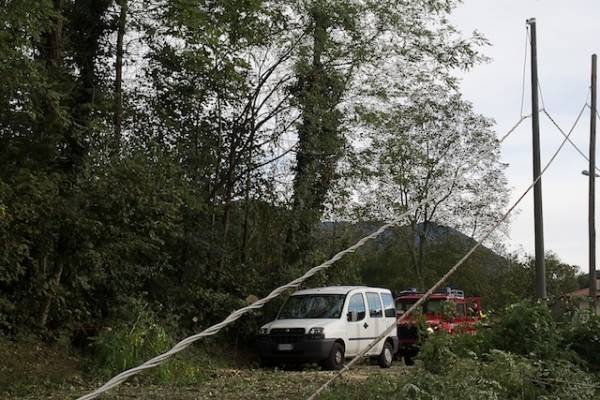 Il maltempo a Caravate (inserita in galleria)
