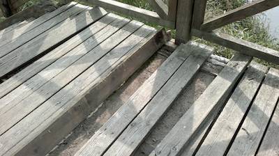 La situazione del ponte sull'Olona (inserita in galleria)