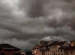 Nuvoloni e temporali in provincia (inserita in galleria)