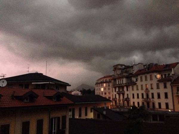 Nuvoloni e temporali in provincia  (inserita in galleria)