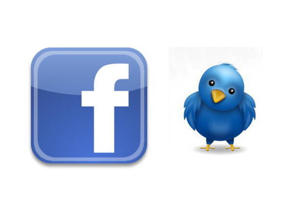 twitter e facebook