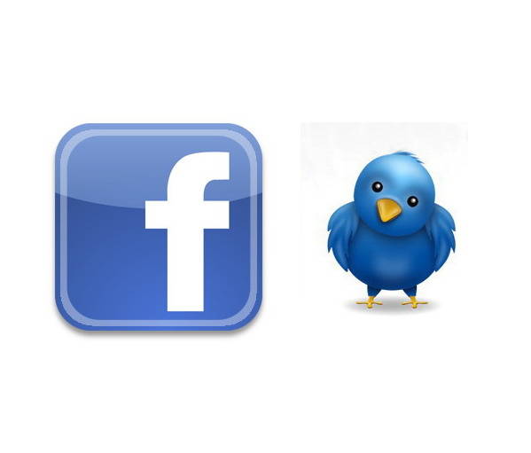 twitter e facebook