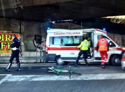 Ciclista investito in via Gasparotto (inserita in galleria)