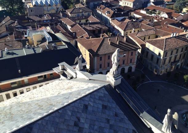 Gallarate vista dall'alto, dal campanile della Basilica (inserita in galleria)