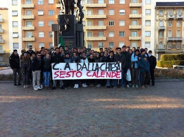 Manifestazione studenti (inserita in galleria)