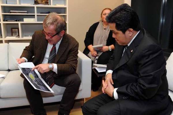 Maroni incontro Thohir (inserita in galleria)