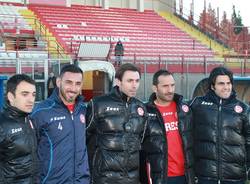 Mister Gautieri dirige il primo allenamento del Varese 1910 (inserita in galleria)