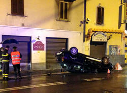 Ribaltamento in viale Belforte (inserita in galleria)