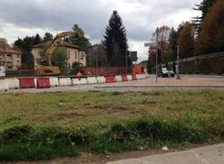 Rotonda di viale Europa, il cantiere (inserita in galleria)