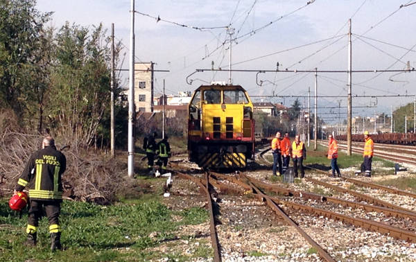 Scoppio nel locomotore (inserita in galleria)