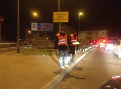 Forconi, il presidio continua sul ponte di Vedano (inserita in galleria)