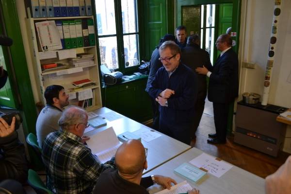 Roberto Maroni alle primarie della Lega (inserita in galleria)