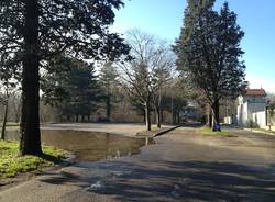 Il "lago" al cimitero di Crenna (inserita in galleria)