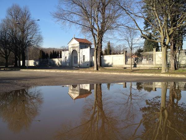 Il "lago" al cimitero di Crenna (inserita in galleria)