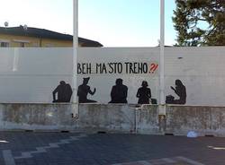 arcisate stabio scritta muro murales