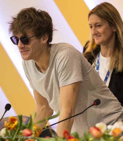 Paolo Nutini in conferenza stampa, Sanremo 2014 (inserita in galleria)