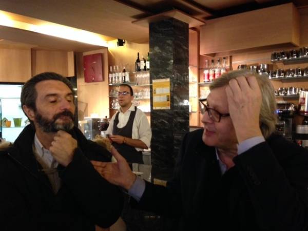 Vittorio Sgarbi alla Caserma Garibaldi (inserita in galleria)