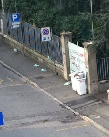 Degrado in via Ivrea a Gallarate (inserita in galleria)
