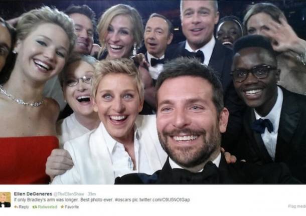 I selfie degli Oscar