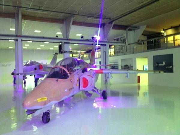 Il padiglione Aermacchi a Volandia (inserita in galleria)