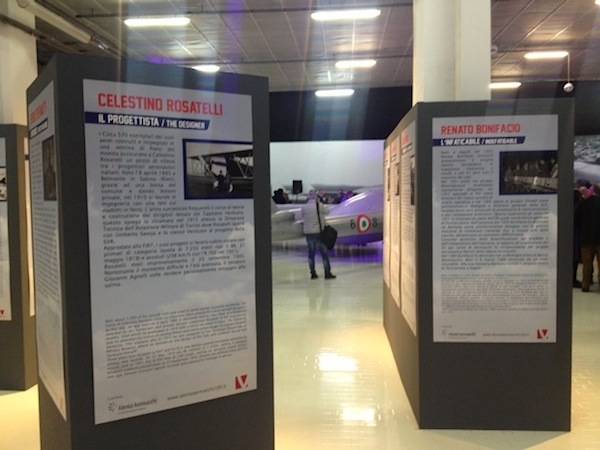 Il padiglione Aermacchi a Volandia (inserita in galleria)