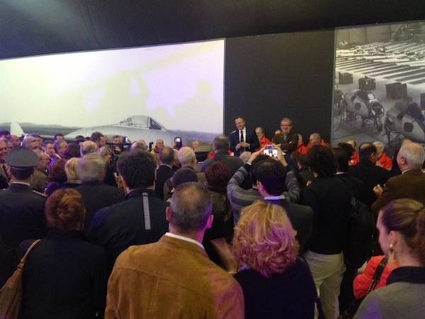 Il padiglione Aermacchi a Volandia (inserita in galleria)