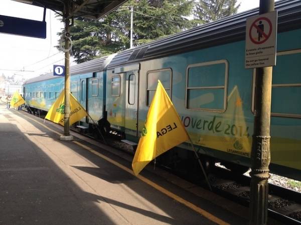 Il treno verde di Legambiente (inserita in galleria)