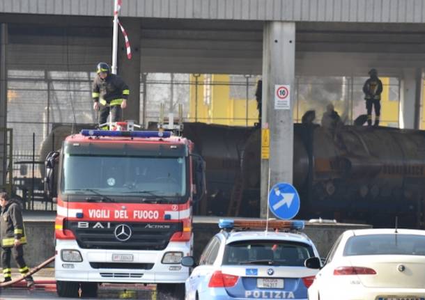 Incidente alla Hupac, le immagini (inserita in galleria)