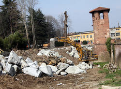 Lavori al Castello di Legnano (inserita in galleria)