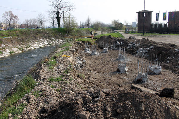 Lavori al Castello di Legnano (inserita in galleria)