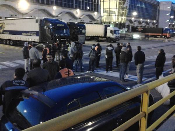 Sciopero alla Cargo City di Malpensa (inserita in galleria)