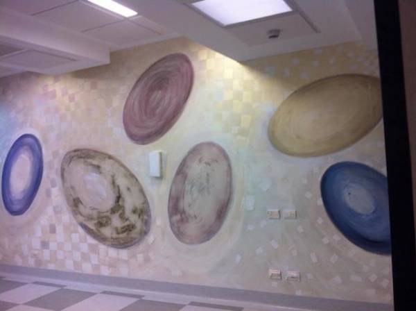 In ospedale un murales dedicato alla vita (inserita in galleria)