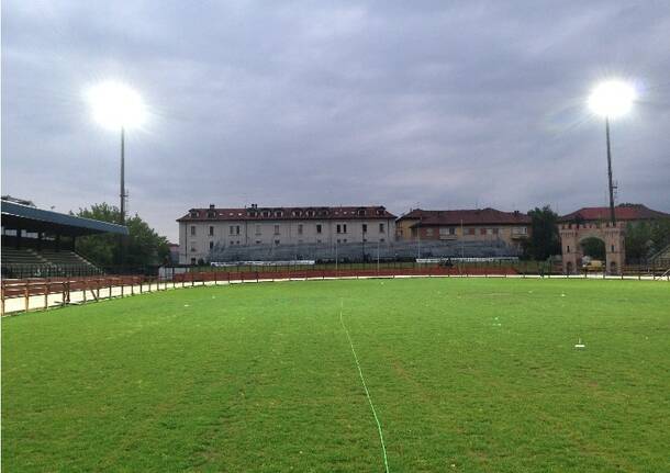 Prove illuminazione Campo del Palio maggio 2014