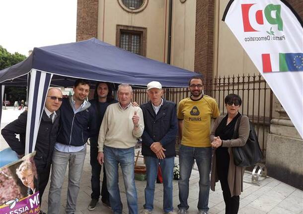 La Russa in Piazza San Magno