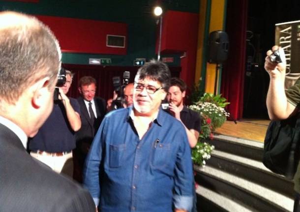 Luis Sepùlveda al Sociale per ritirare il Premio alla Carriera (inserita in galleria)