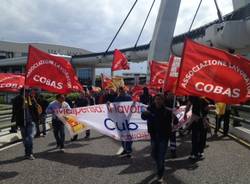 Sciopero e manifestazione a Malpensa (inserita in galleria)