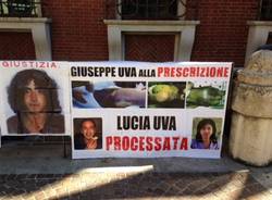 Caso Uva, presidio davanti al tribunale (inserita in galleria)