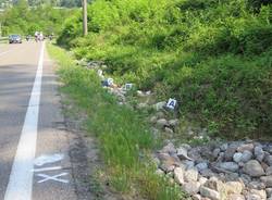 ciclista golasecca incidente