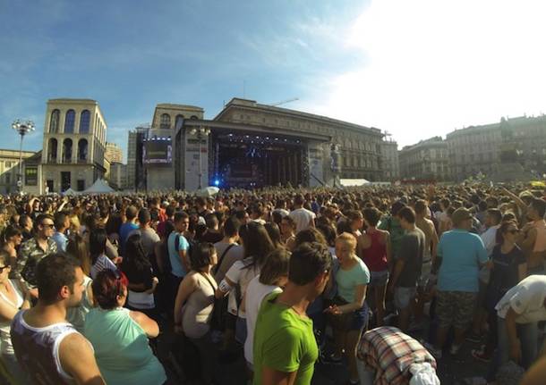 Concerto di Radio Italia in Piazza Duomo (inserita in galleria)