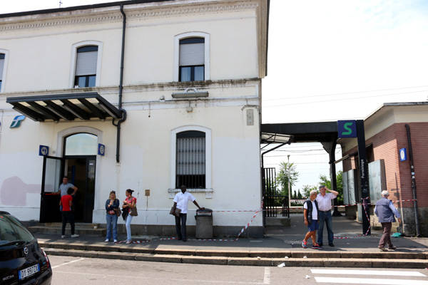 Investita dal treno a Parabiago (inserita in galleria)