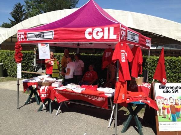 La Cgil in festa alla Schiranna (inserita in galleria)