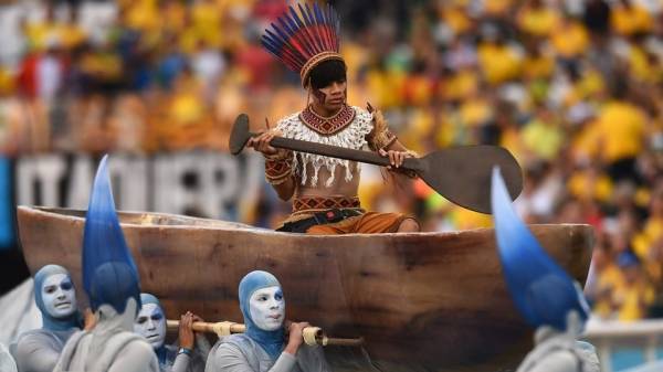 Mondiali 2014, la cerimonia d'inaugurazione (inserita in galleria)