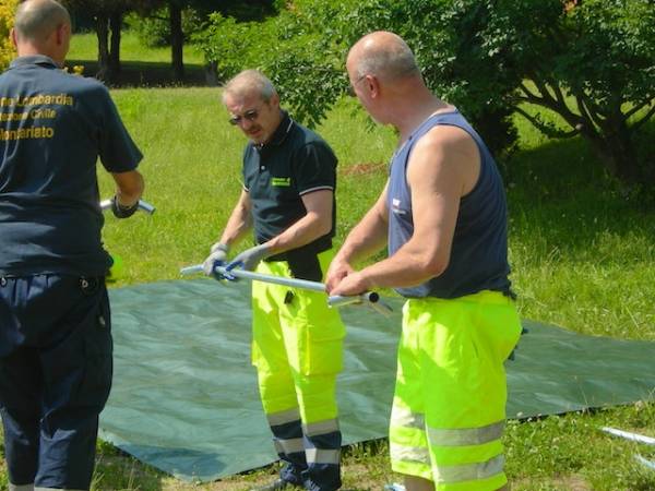 Ritrovato un "disperso" a Sumirago: era un'esercitazione (inserita in galleria)