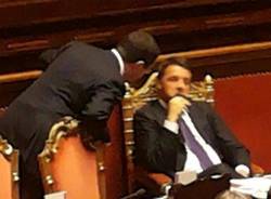 Scontro Candiani-Renzi in Senato (inserita in galleria)