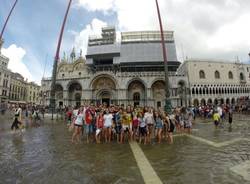 A Venezia in kayak: l'arrivo a San marco (inserita in galleria)