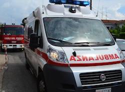 ambulanza incidente Cassano Magnago