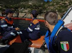 Concordia, i tecnici della Guardia costiera al lavoro (inserita in galleria)