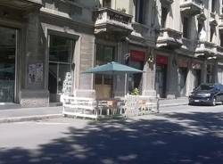 dehors in strada busto arsizio
